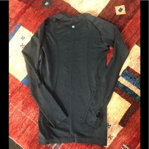 Lululemon Run Swiftly Black Long Sleeves Top